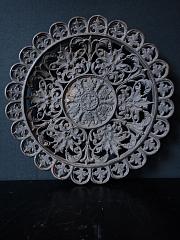 Gusseiserner Wandteller, Zierteller, Ø 26cm 