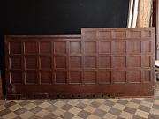 Holzvertäfelung, Wandverkleidung, ca. B 275 x H 118 / 130 cm