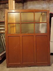 Raumteiler, Wandelement, Trennwand aus Eiche, ca. B 175 x H 224 cm