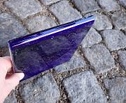 Dunkelblaue Wandfliesen, ca. 15,3 x 15,3 cm, ca. 2m²