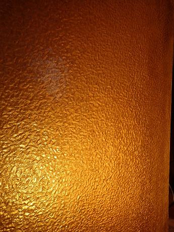 Gelbes grob geriffeltes Glas ArtNr. 3905
