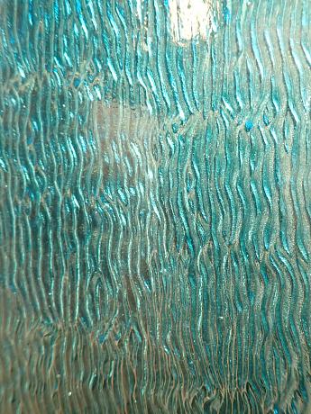 Blaues Strukturglas mit Zebramuster ArtNr. 3928