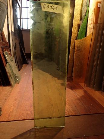 Grünes Strukturglas mit schlieren, Buntglas ArtNr. 3941