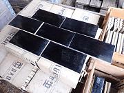 50er Jahre Wandfliesen in Schwarz, ca. B 9,7 x L 19,8 cm, ca. 7 m²