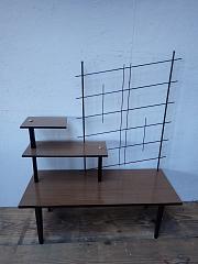 Vintage Blumenbank, Blumenständer, B 80 cm x H 99 cm
