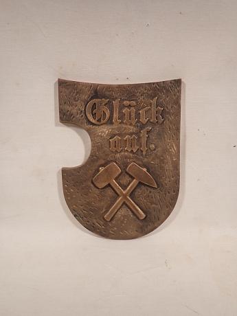 Glück auf Messingplatte ArtNr.3965