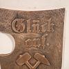 Glück auf Messingplatte ArtNr.3965