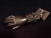 Türklopfer in Handform, ca. B 5 x L 13 cm