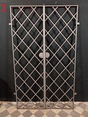 Zweiflügliges Schmiedeeisen Tor, Gartentor, ca. B 135 cm x H 211 cm