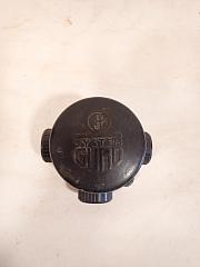 Aufputz Verteilerdose System Guro aus Bakelit, ca. B10,5 cm x H 9,5