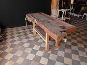 Hobelbank, Werkbank des Herstellers "Steiner", ca. B 161 x T 66 cm