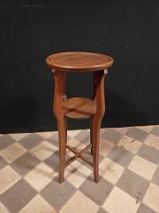 Beistelltisch aus Eiche, Blumenhocker, ca. B 34,5 cm x H 77,5 cm