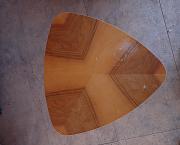 Nierentisch, Beistelltisch, Couchtisch, ca. H 55 cm, Ø 67 cm