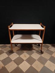 Servierwagen mit Rollen, Teewagen, Barwagen, ca. B 71,5 cm x H 66,5