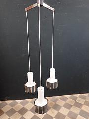 60er - Jahre Hängeleuchte, ca. B 58 cm x H 137 cm