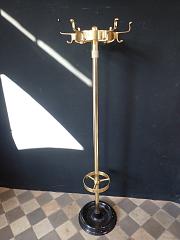 Garderobe mit Gusseisenfuß, Garderobenständer, ca. B 52,5 cm x H 181,5 cm