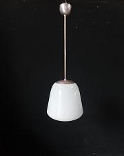 Pendelleuchte mit großem Glaskörper, ca. Ø 28 cm x L 80 cm