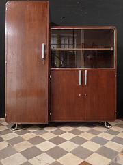 Bauhaus Schrank von Hellerau, Bauhaus Kommode, ca. B 160 cm x H 179,2 cm