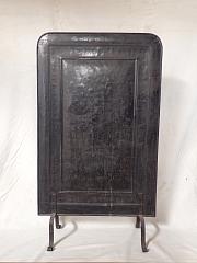 Funkenschutz, Kaminblech, Ofenschild, ca. B 65 cm x H 110,5 cm