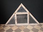 Giebelfenster mit Fensterflügel, ca. B 123 x H 76 cm