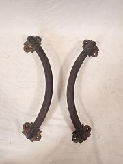 Zieh und Stoßgriff Paar, Türgriff, ca. B 14 cm x H 48 cm