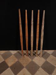 Gedrechselte Treppen Staketen, Geländerstäbe, ca. H 78 cm x B 3,5 cm
