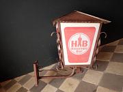 Außenleuchte, Hofleuchte, Laterne, ca. B 47,5 x L 47,5 x H 70 cm