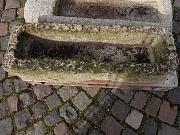 Steintrog aus Naturstein, Steintrog zum bepflanzen, ca. B 36 cm x L 108 cm