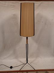 Stehleuchte aus den 50er-Jahren, drei-Bein Stehleuchte, ca. B 41 cm x H 146,5 cm