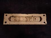 Briefschlitz, Briefkasten Einwurf, ca. B 22,2 cm x H 5,8 cm