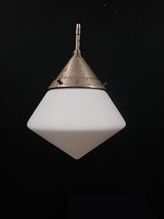 Kandem 434a m Hängeleuchte Opal überfangen, ca. B 30 cm x H 45 cm
