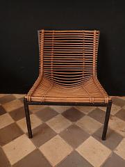 Loungesessel, Rattansessel, Loungechair, ca. B 54 x H 71 cm