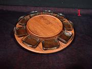 Servier-Drehteller von DIGSMED "Lazy Susan", Serviertablett, ca. B 43 cm x H 7,5 cm