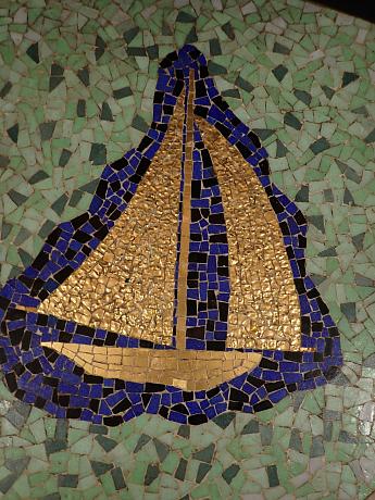 50er-Jahre Mosaiktisch ArtNr.3280