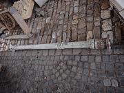 Verzierte Säule aus Gusseisen, ca. L 258 cm