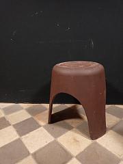 Hocker aus Kunststoff, ca. Ø 50, H 45 cm