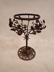Blumenständer aus Schmiedeeisen, Vasenständer