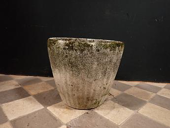 Runder Blumentopf aus Steinguss ArtNr.4546