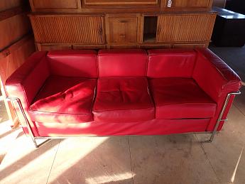 Rotes Sofa im Stil Cassina ArtNr.4004