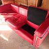 Rotes Sofa im Stil Cassina ArtNr.4004