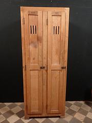 Doppelter Holzspind, ca. B 72 x H 185 x T 49 cm