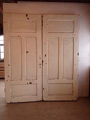 Große zweiflügelige Zimmertür, DIN links, ca. B 200 x H 236 cm