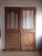 zweiflüglige Pendeltür, Schwingtür, ca. B 160,8 cm x H 230 cm