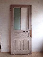 Haustür mit Glasfüllung, DIN links, ca. B 93,3 x H 232 cm