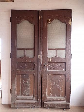 Zweiflügelige Haustür im Jugendstil ArtNr.4695