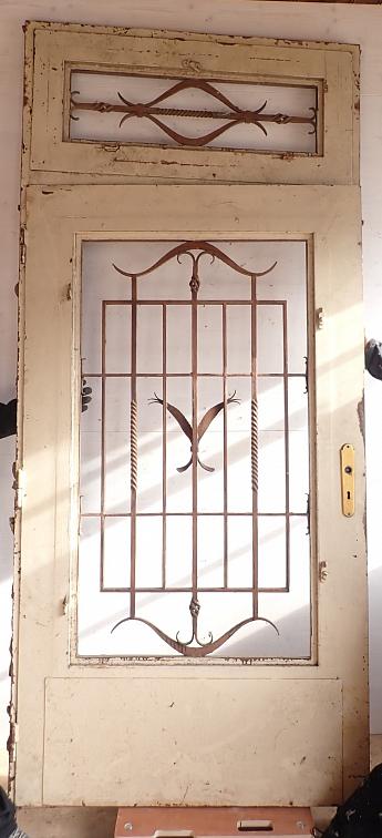 Eisentür mit Oberlicht ArtNr.4693