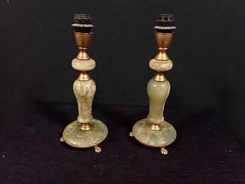 Tischleuchten Paar Marmor ArtNr.4668