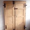Zweiflügelige Holztür aus Weichholz ArtNr.4690