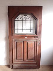 Massive Eichen- Haustür, DIN links, ca. B 102 x H 199 cm