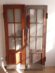 Zweiflügelige Schwingtür ca. B 118 x H 188 cm